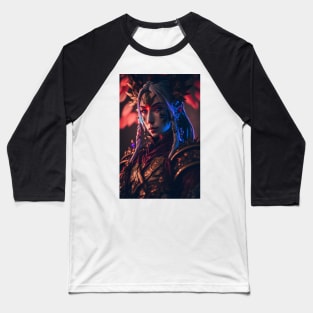 Anime Samurai Elf Girl 2 Baseball T-Shirt